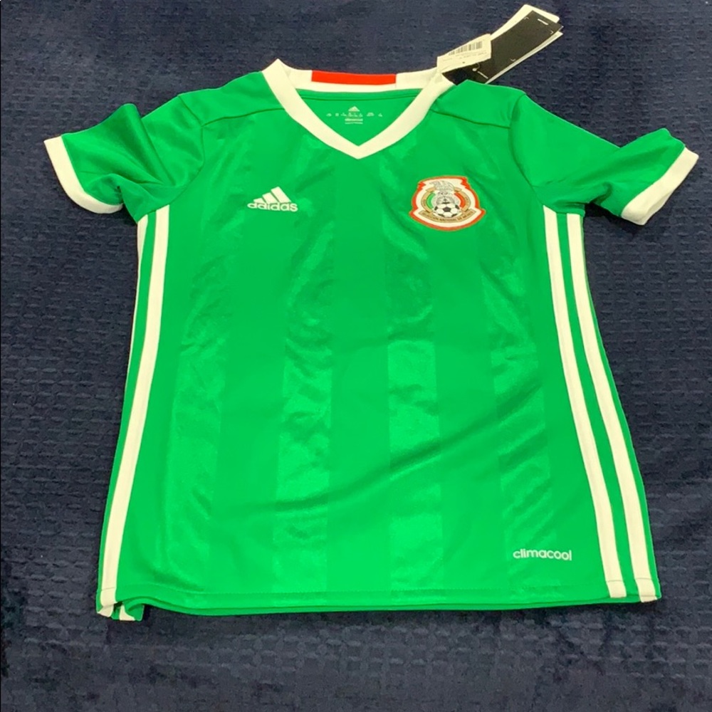 Adidas boys x-small Mexico soccer shirt